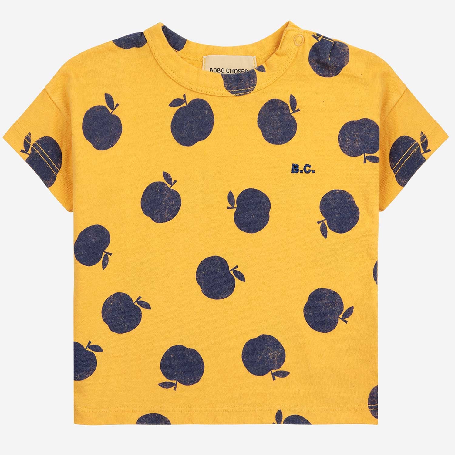 Yellow Poma All Over Yellow T Shirt   Str. 9 Mdr fra Bobo Choses