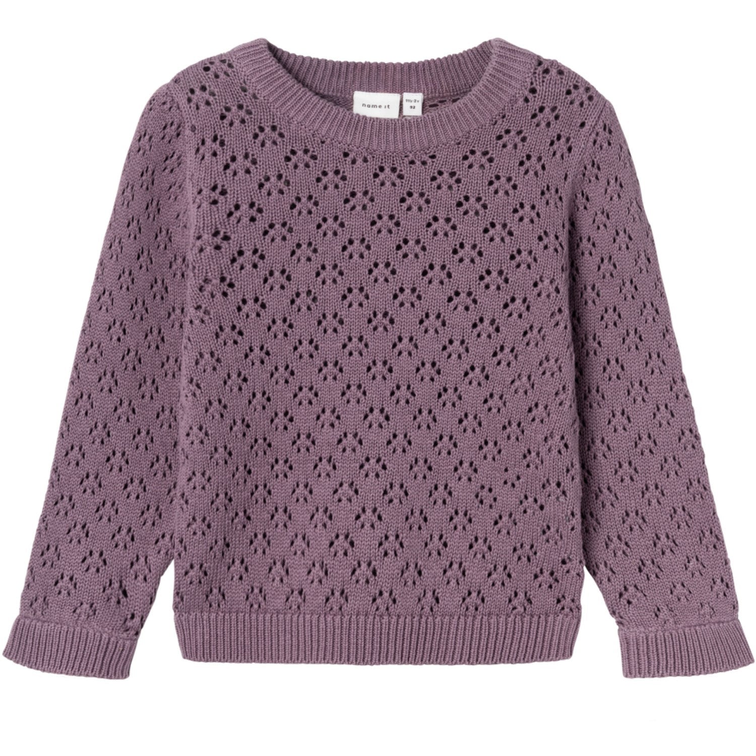 Arctic Dusk Nasigne Strik Bluse   Str. 86 fra Name It
