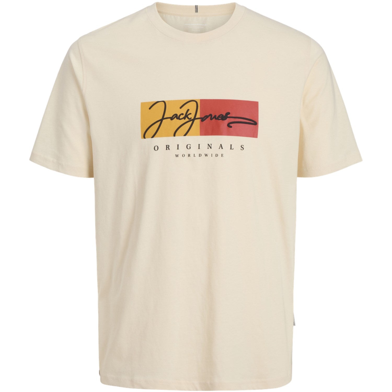 Antique White Frederiksberg Boxscript T Shirt   Str. 128 fra Jack & Jones Junior