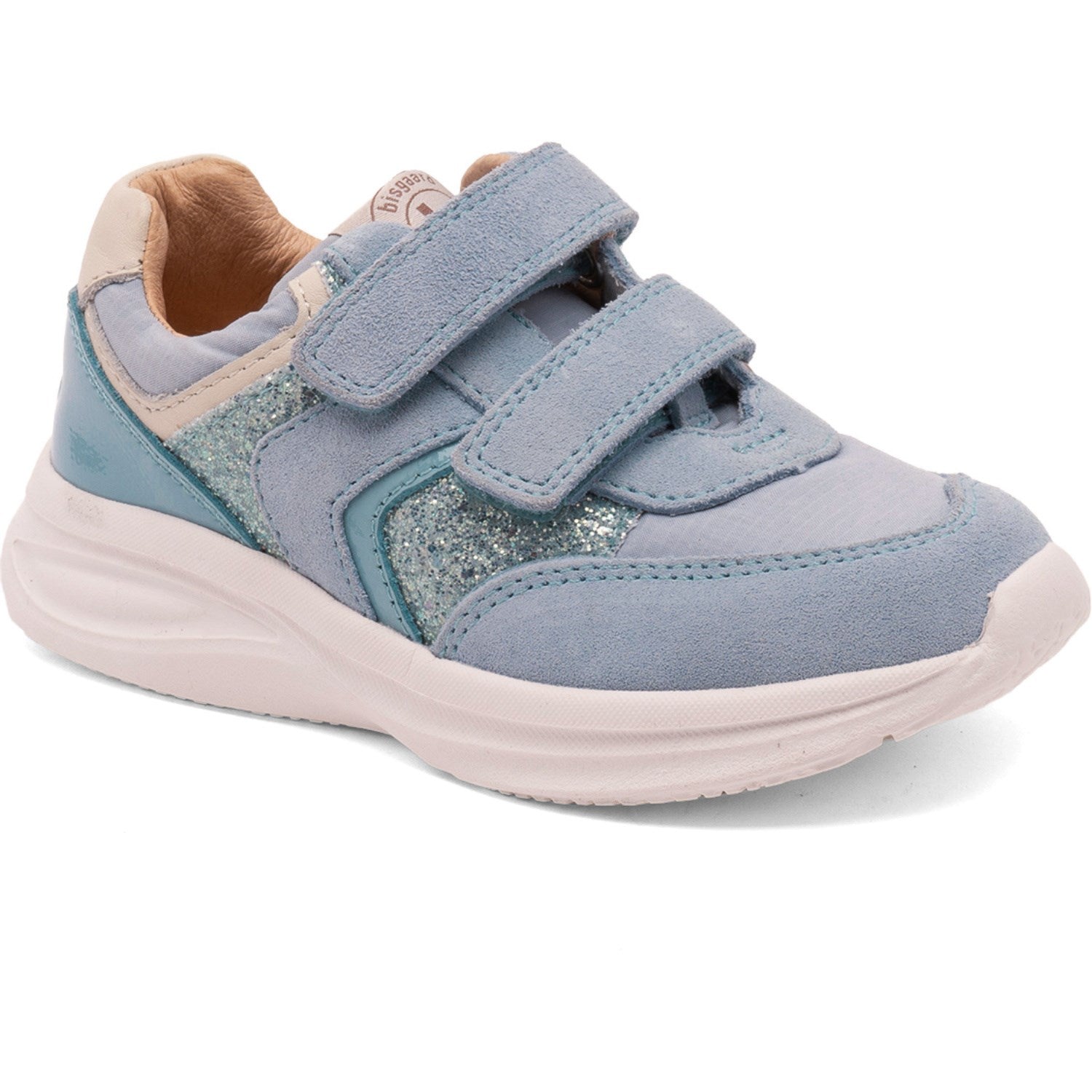Sky Glitter Yuki Glitter Velcro Sko   Str. 22 fra Bisgaard