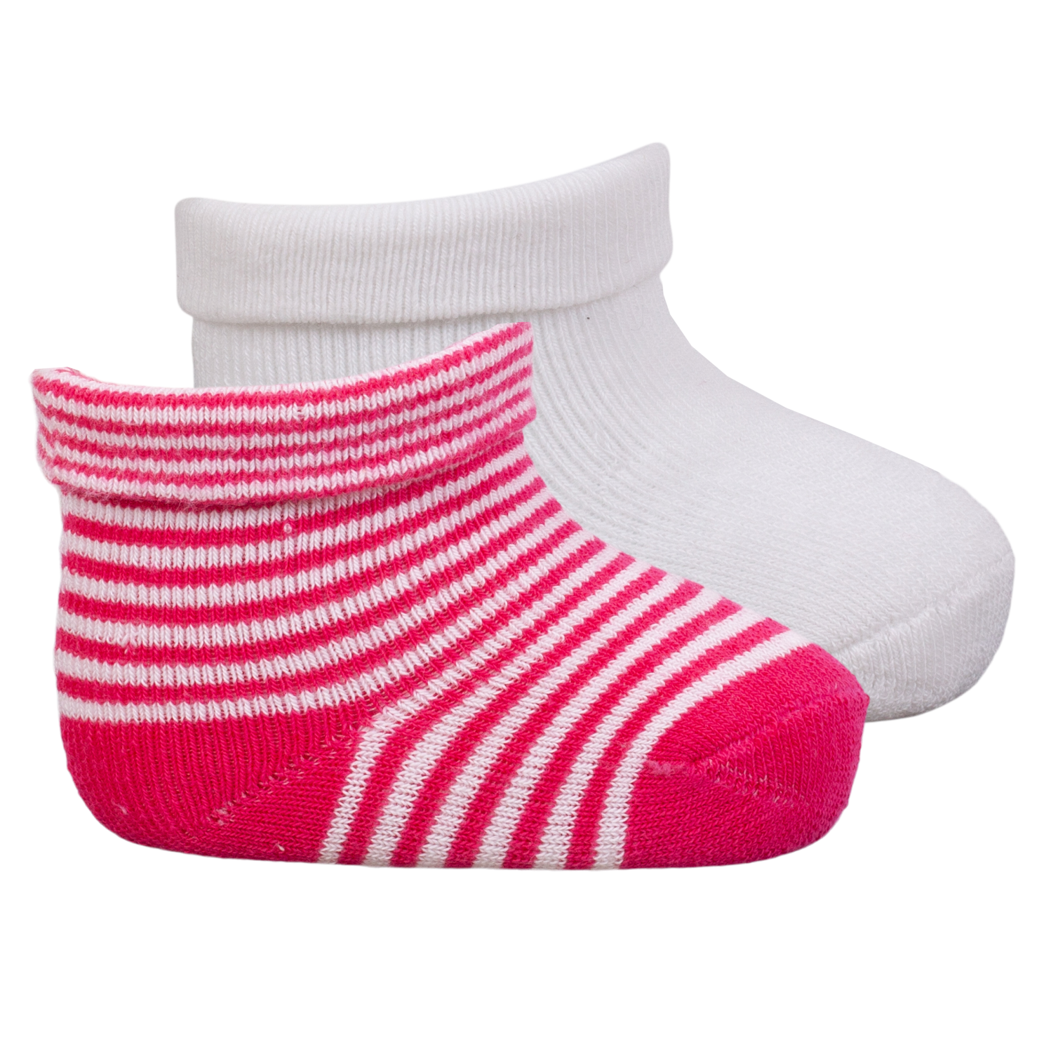 Baby Strømper økologisk Bomuld  Pink Hvid fra Crossbow hos dansk.dk 5757150412782