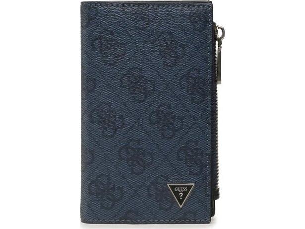 , Vezzola, Synthetic Leather, Wallet, Smevzllea78, Black, For Men For Men fra Guess