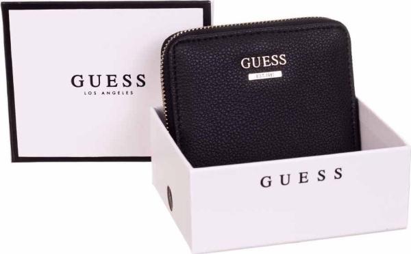 , Naya, Textile Wallet, Swvg78 81370, Black, For Women For Women fra Guess