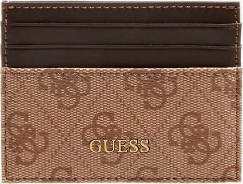 , Vezzola, Leather Card Holder, Smvezllea25, Brown, Unisex Unisex fra Guess