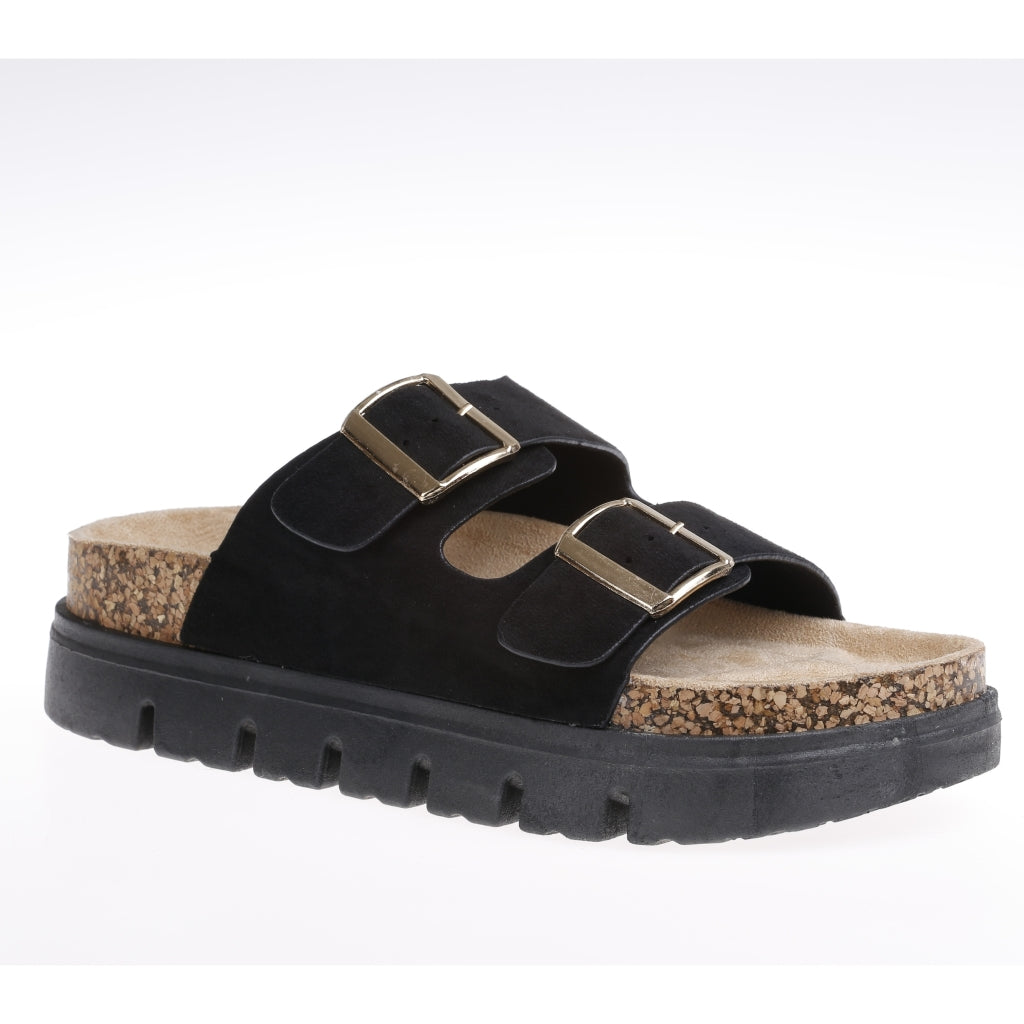 Angelina Dame Sandaler 2153   Black fra Shoes