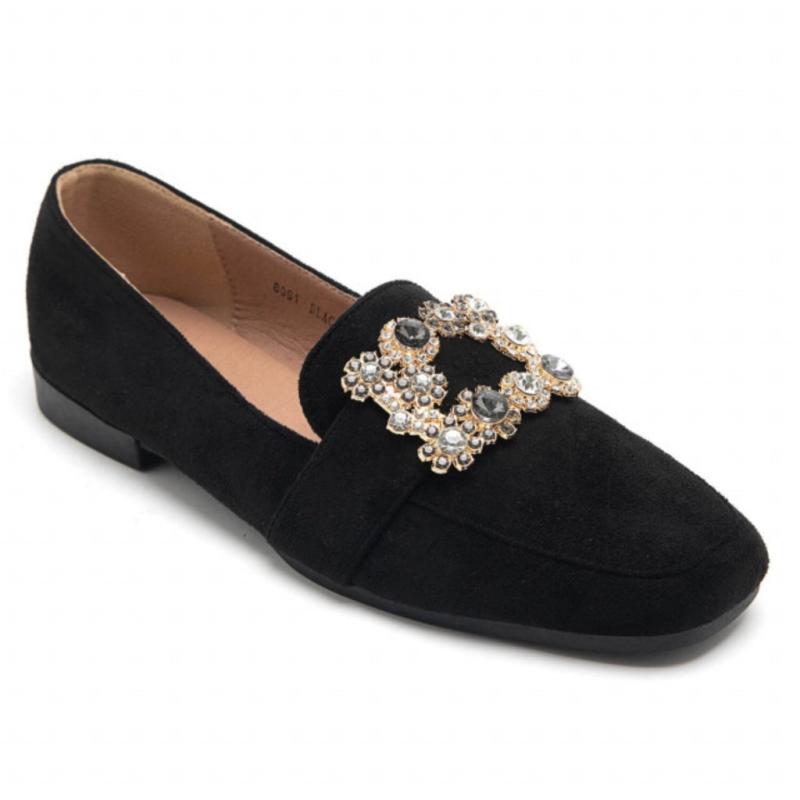 Ava Dame Loafers 8061   Black fra Shoes
