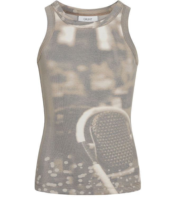 Top   Grfrille   Brun M. Print fra Grunt