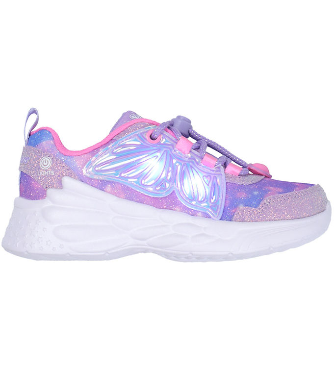 Sko M. Lys   Wing Brites   Lavender Pink fra Skechers