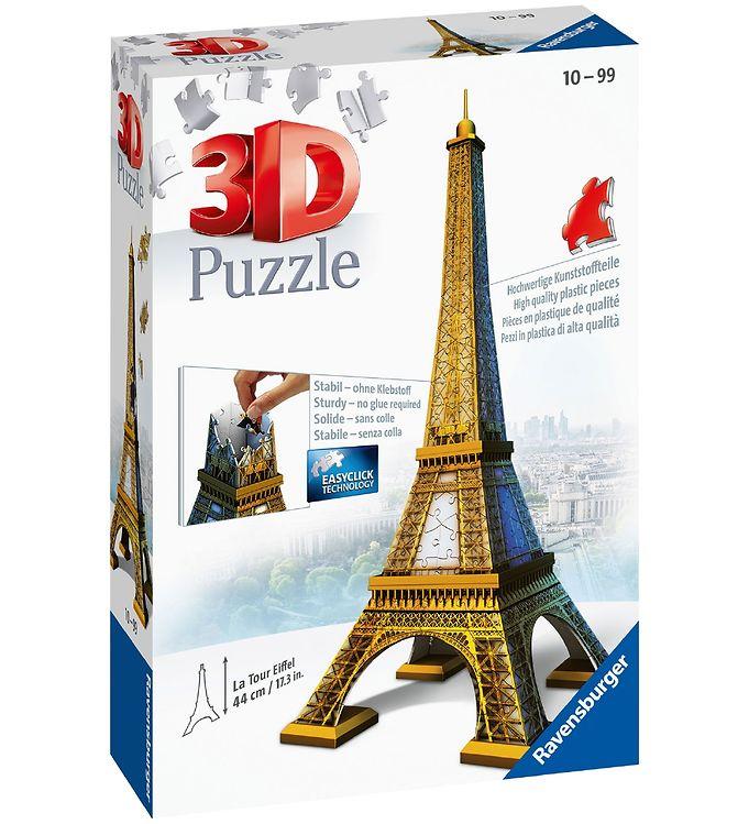 3d Puslespil   216 Brikker   Eiffeltårn fra Ravensburger