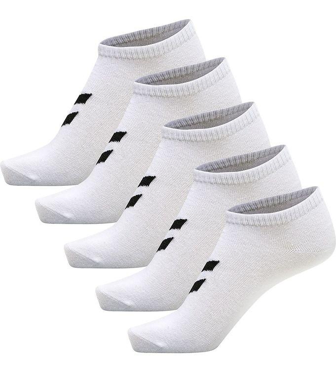 Ankelstrømper   5 Pak   Hmlmatch Me   Bright White fra Hummel