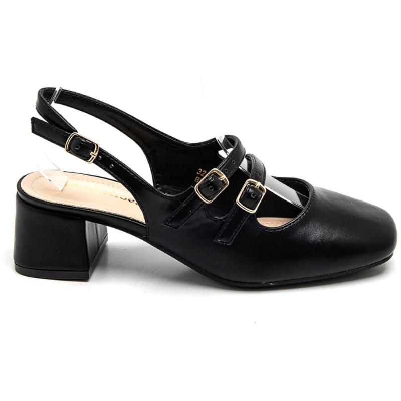 Alva Dame Balleriner 3215   Black fra Shoes