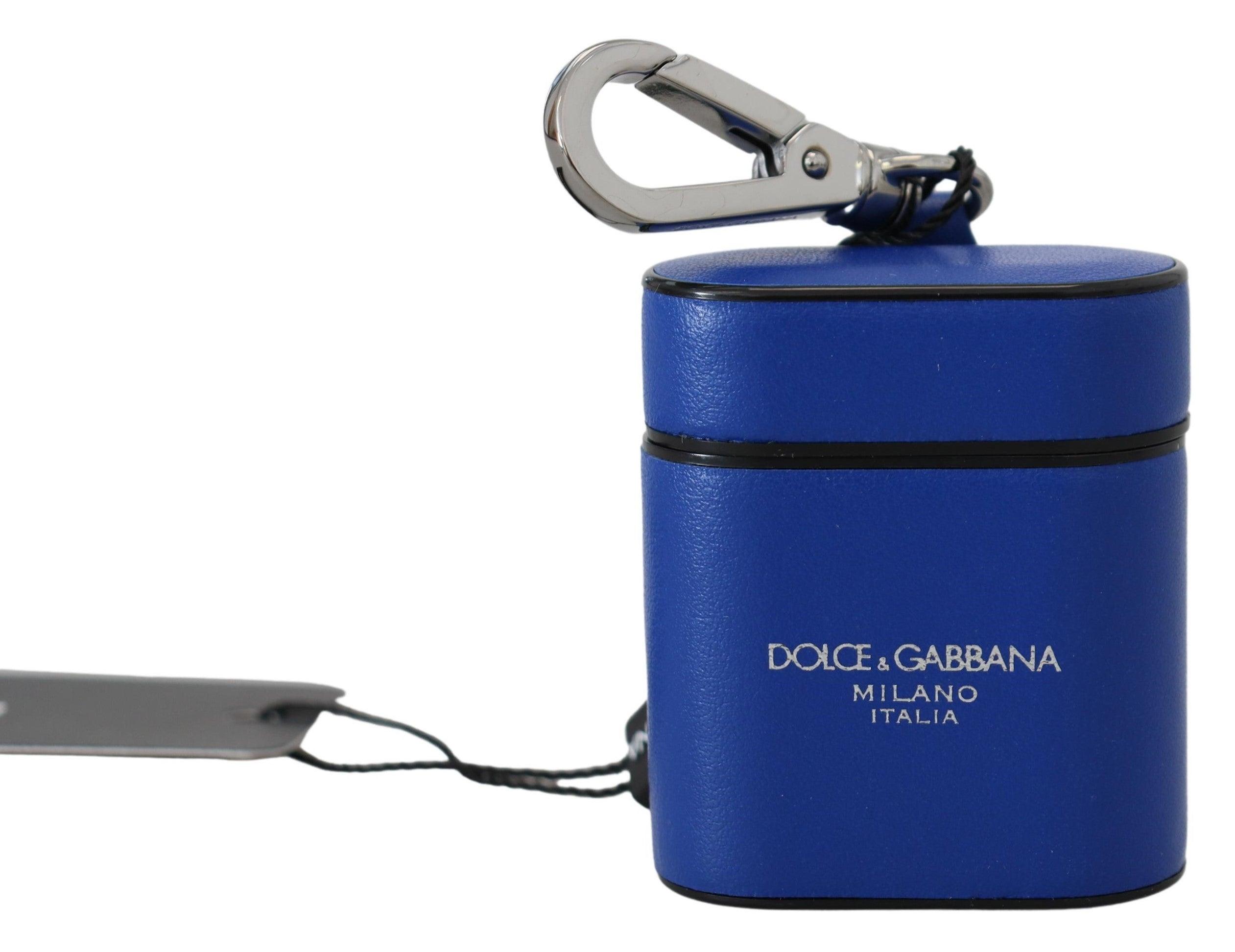 å æder ø Metal Logo Airpods Case fra Dolce & Gabbana hos Modeoutlet 8059226774839
