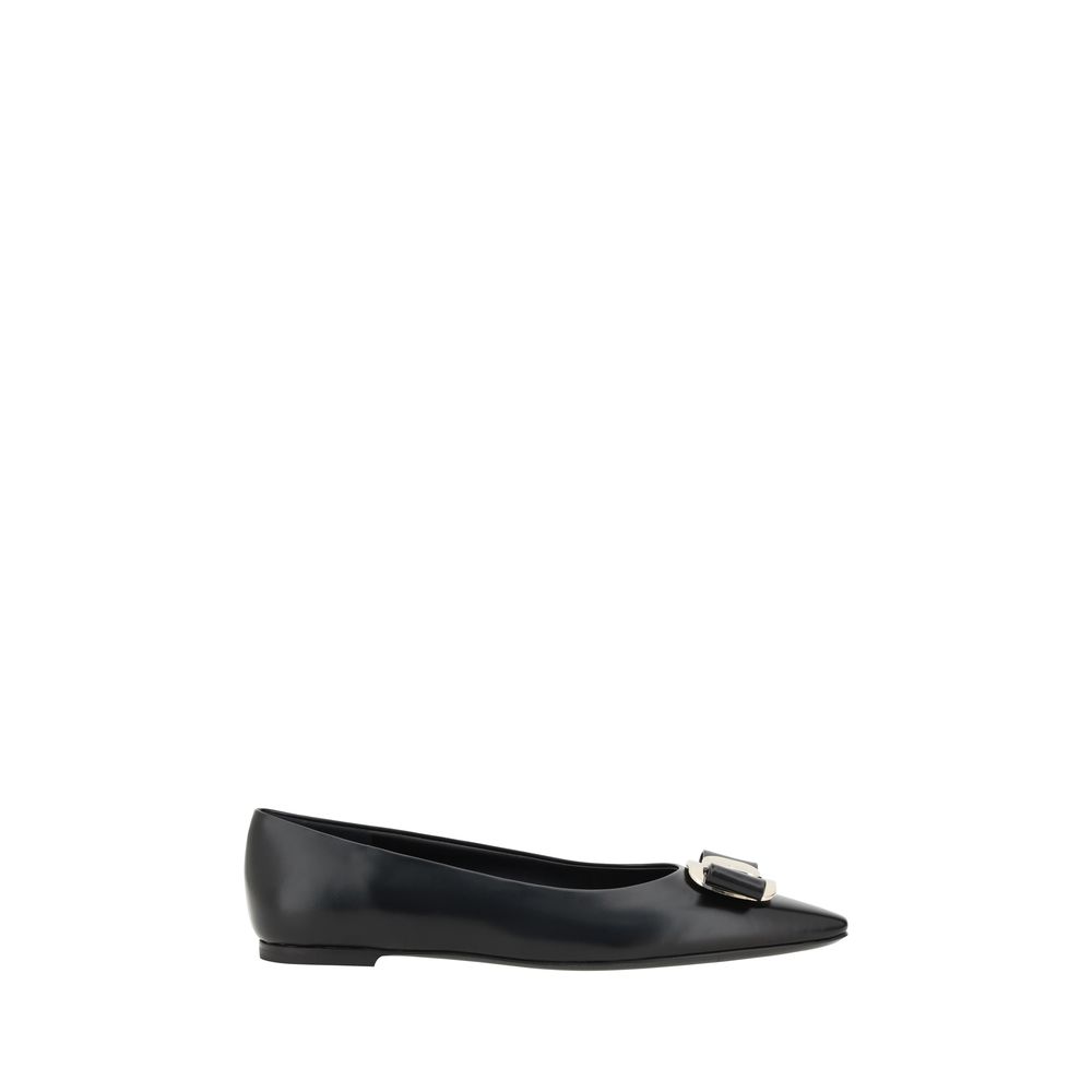 Ballerinas Flats With Bow fra Ferragamo hos Modeoutlet 8056283563192