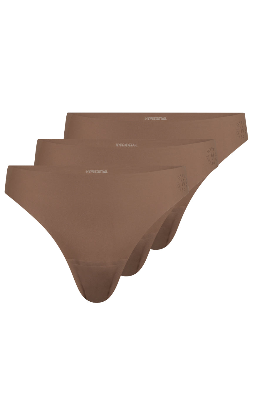 Trusser   String 3 Pack   Brown fra Hype The Detail