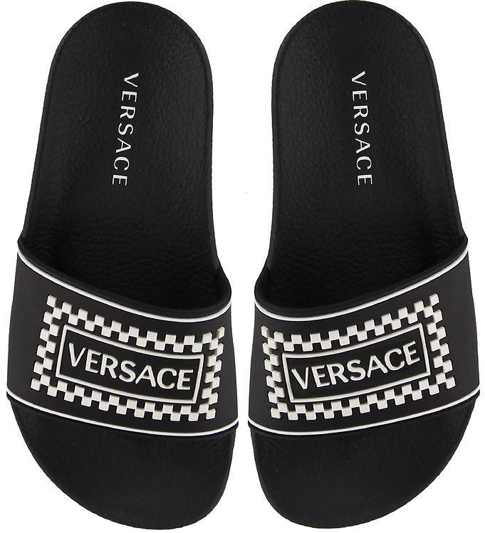 Badesandaler   Sort M. Logo fra Versace