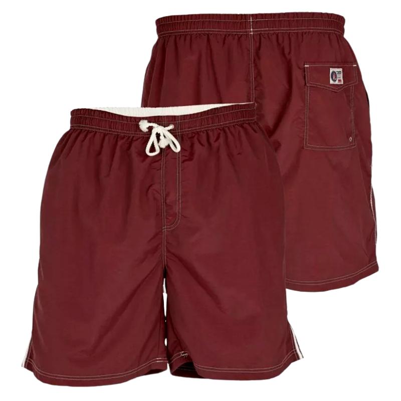 Yarrow Herre Badeshorts Plus Size  Burgundy fra D5555 hos dansk.dk 5757151040137
