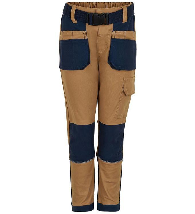 Arbejdsbukser   Brun Navy fra Minymo