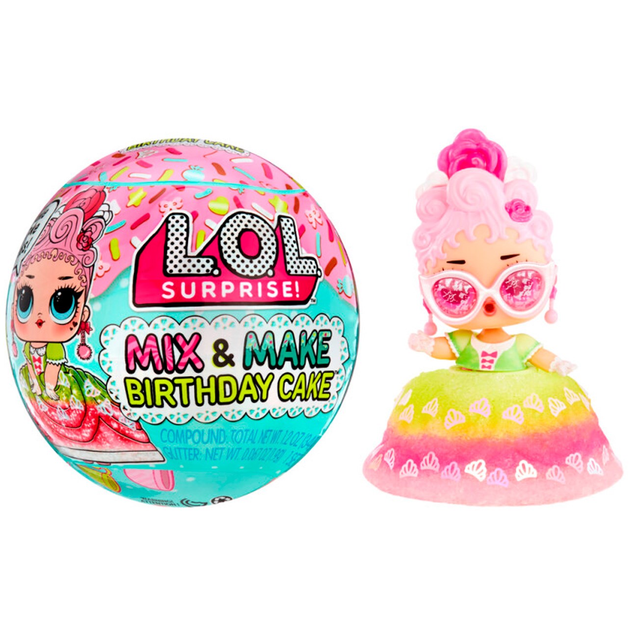 ! Mix And Make Birthday Cake Tots Pdq fra L.o.l. Surprise