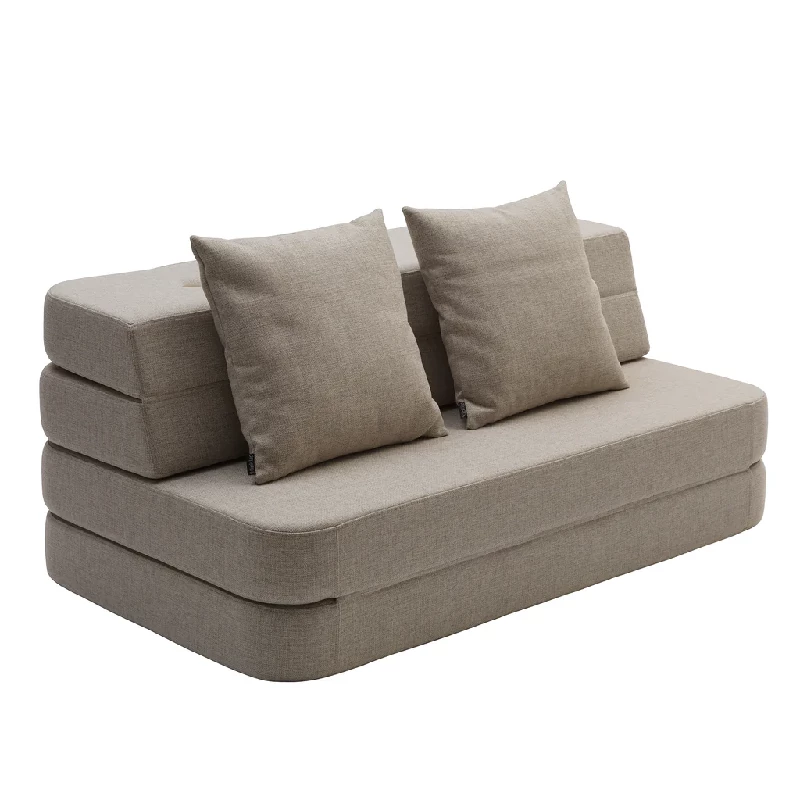3 Fold Sofa   Flere Farver   Beige W. Sand fra By Klipklap