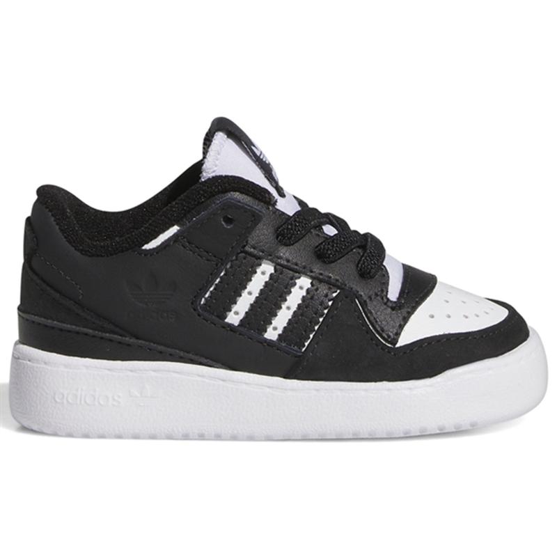 Adidas Basketball Forum Low Sneakers Core Black   White   Str. 24 fra Adidas Originals