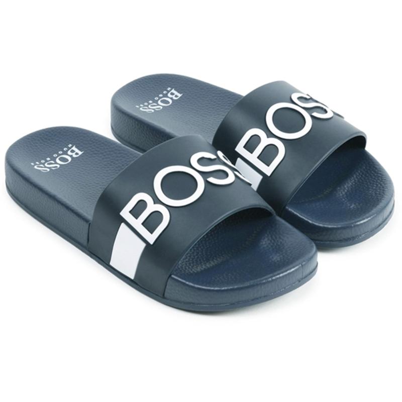 Aqua Slides Navy   Str. 33 fra Hugo Boss