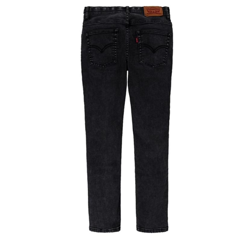 519 Jeans Super Skinny Fit Forever Black   Str. 4 år 104 fra Levi's