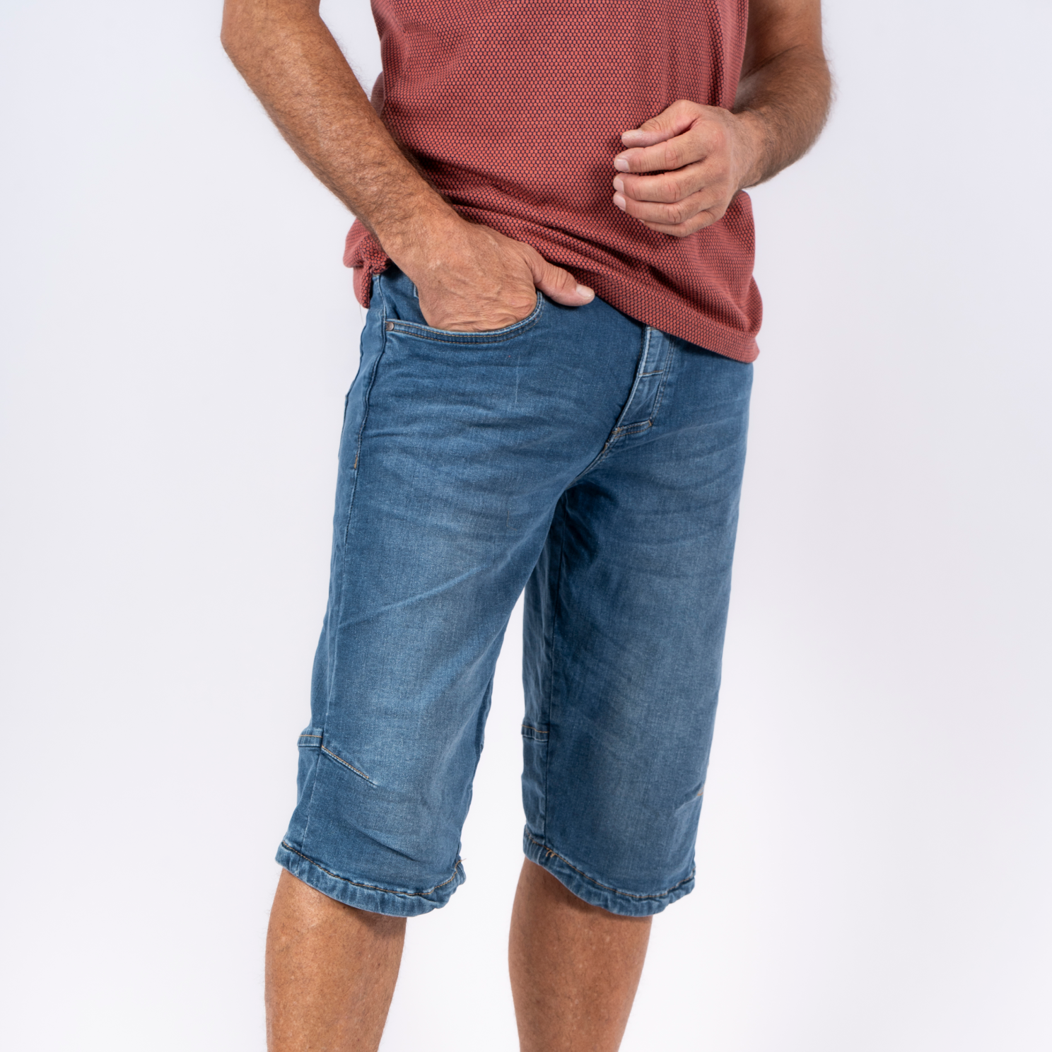 Bondo Herre Knickers  Soft Blue Wash fra Pre End hos dansk.dk 5713206861485