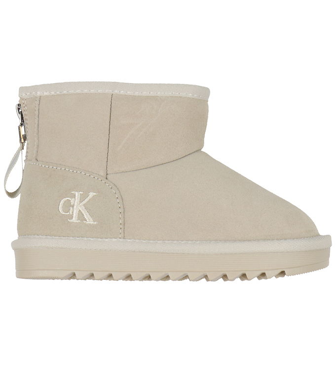 Bamsestøvler  Fur Boot   Taupe fra Calvin Klein