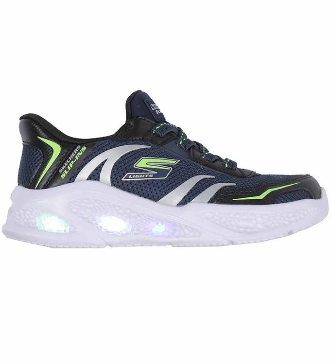 Sko M. Lys   Meteor Light   Brisk Beams   Navy Sort fra Skechers