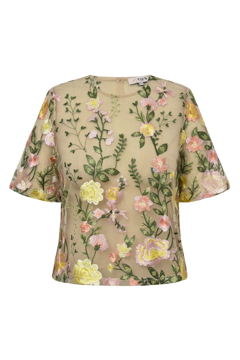 A View   Bluse   Fuschia Blouse   000   Sand Yellow fra A-view