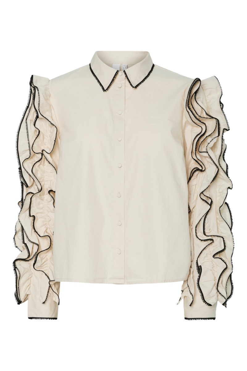 ..  Bluse  Reala Shirt  Birch fra Yas hos Lykke by Lykke 5715678373251