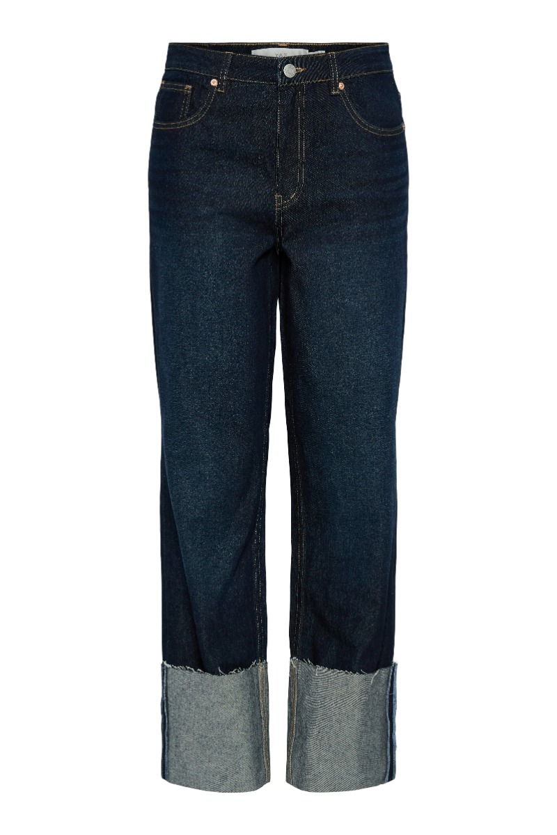 ..  Jeans   Maria Hmw Jeans .  Dark Blue Denim fra Yas hos Lykke by Lykke 5715675939429