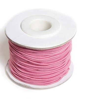 Elastiksnor   2mm   25m Lyserød