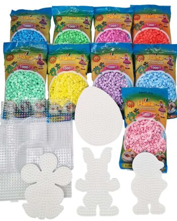 Forår Påske Hama Krea-pakke Med   000 Perler     Perleplader