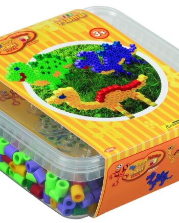 Hama Maxi Dinosaurer  600 Perler   Plade