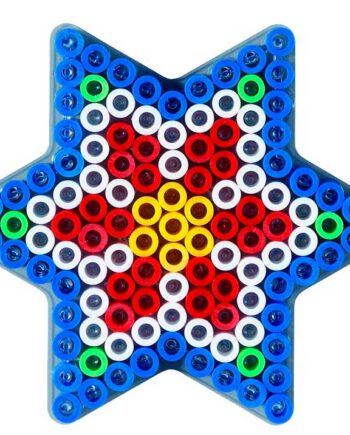 Hama Maxi Perleplade  Stjerne Transparent   Stk