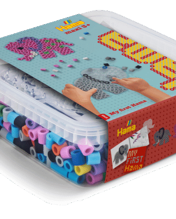 Hama Maxi Perler Og Stiftplade   Bøtte  Elefant