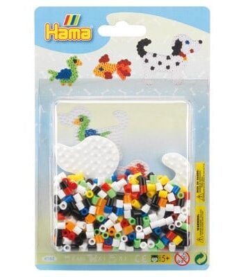 Hama Midi Perlesæt Hund 450 Perler   Perleplade