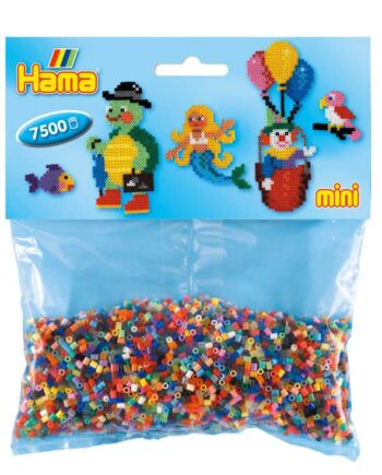 Hama Mini Perler  Mix Farver   500 Mini Perler