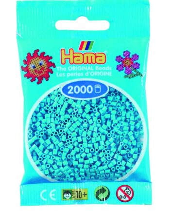 Hama Mini Perler    000 Stk Azurblå Mini  501-49