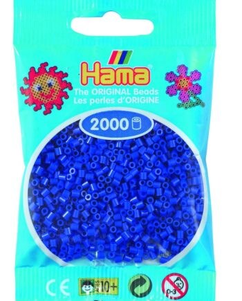 Hama Mini Perler    000 Stk Blå Mini  501-08