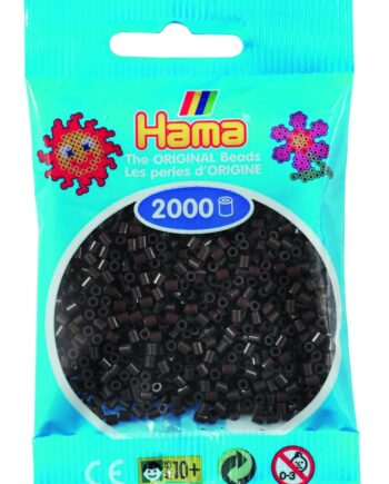 Hama Mini Perler    000 Stk Brun Mini  501-12