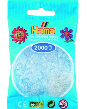 Hama Mini Perler    000 Stk Klar Mini  501-19