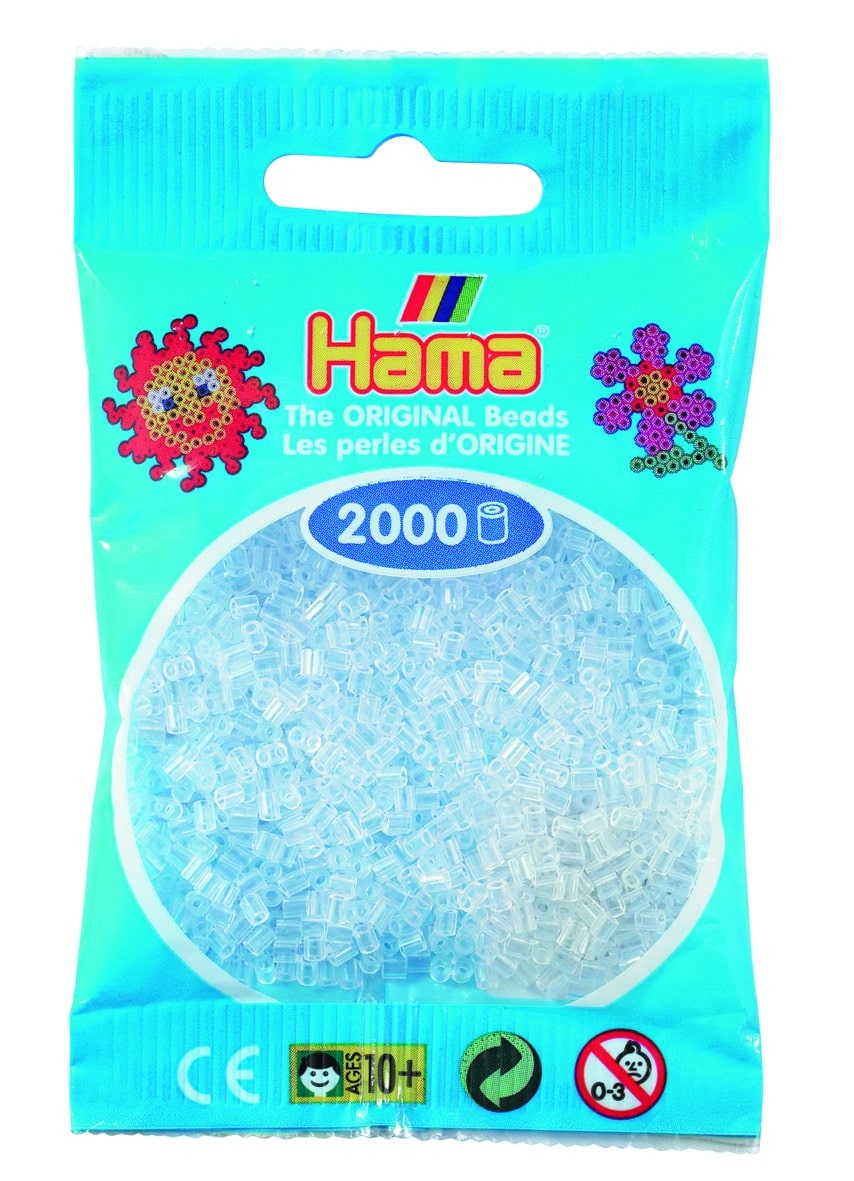 Hama Mini Perler 000 Stk Klar Mini 501-19
