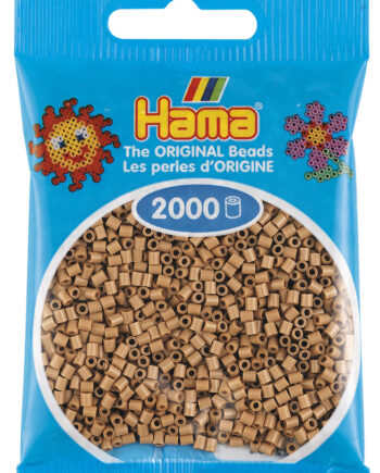Hama Mini Perler    000 Stk Lys Nougat Mini  501-75