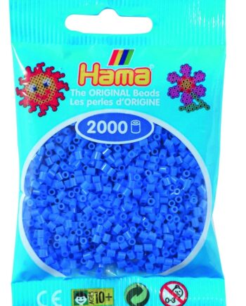 Hama Mini Perler    000 Stk Lyseblå Mini  501-09