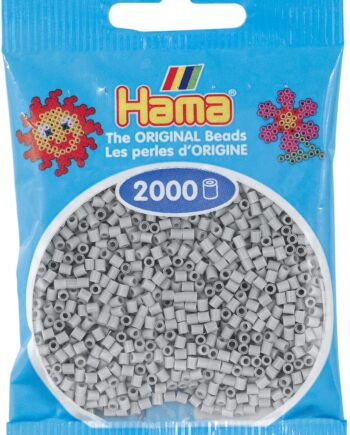 Hama Mini Perler    000 Stk Lysegrå Mini  501-70