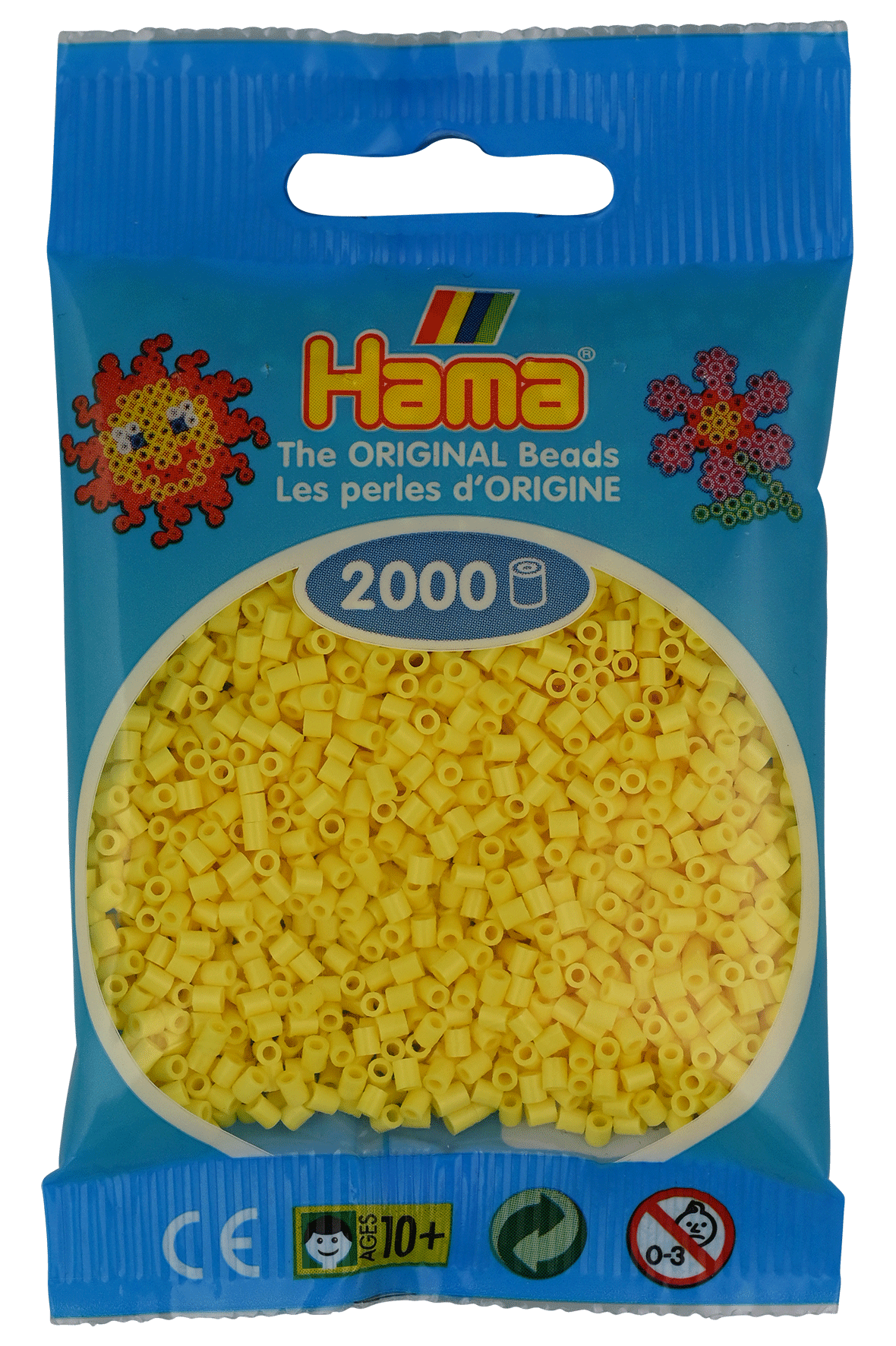Hama Mini Perler 000 Stk Lysegul Mini 501-103