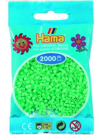 Hama Mini Perler    000 Stk Lysgrøn Mini  501-11