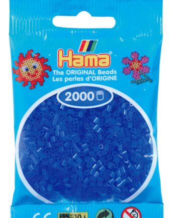 Hama Mini Perler    000 Stk Neon Blå Mini  501-36